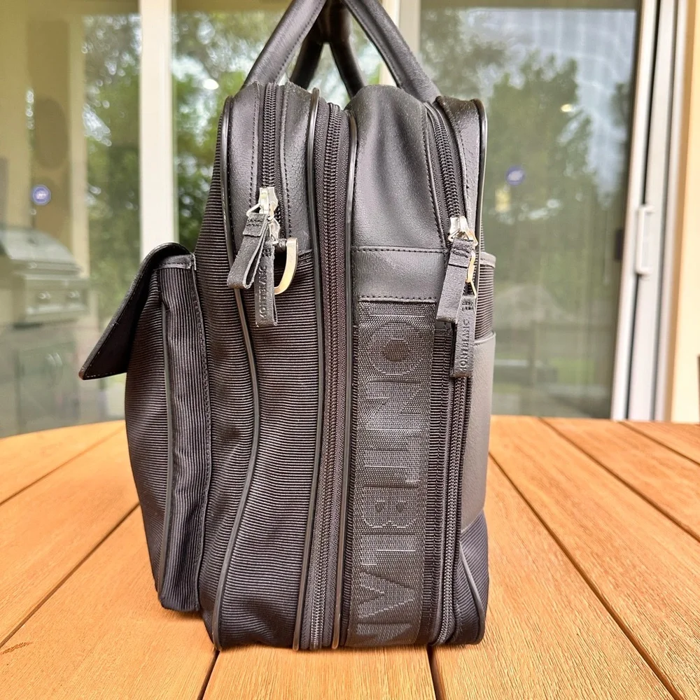 Montblanc Black and Gray Briefcase
